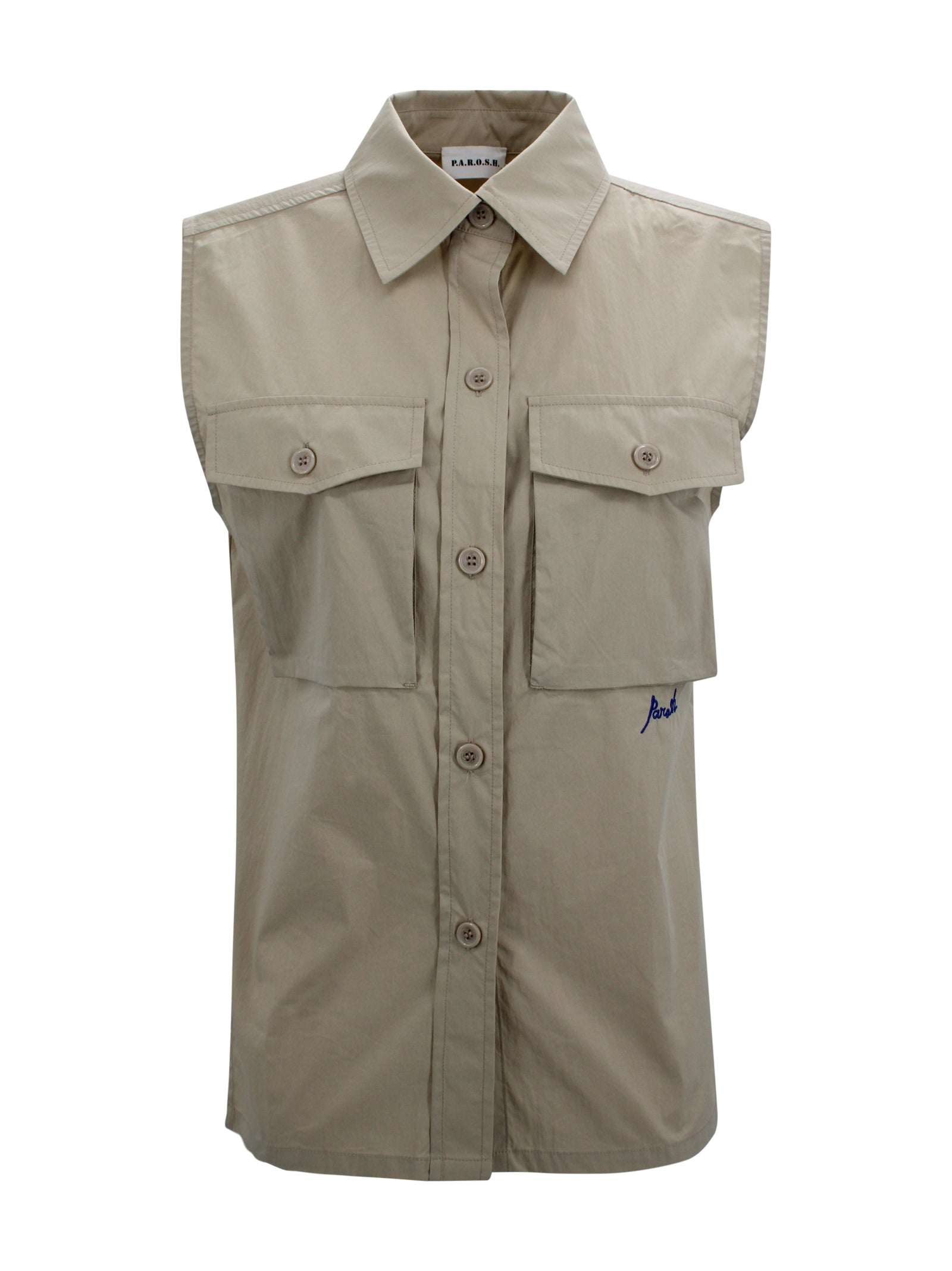 Parosh Shirts Beige Polyamide