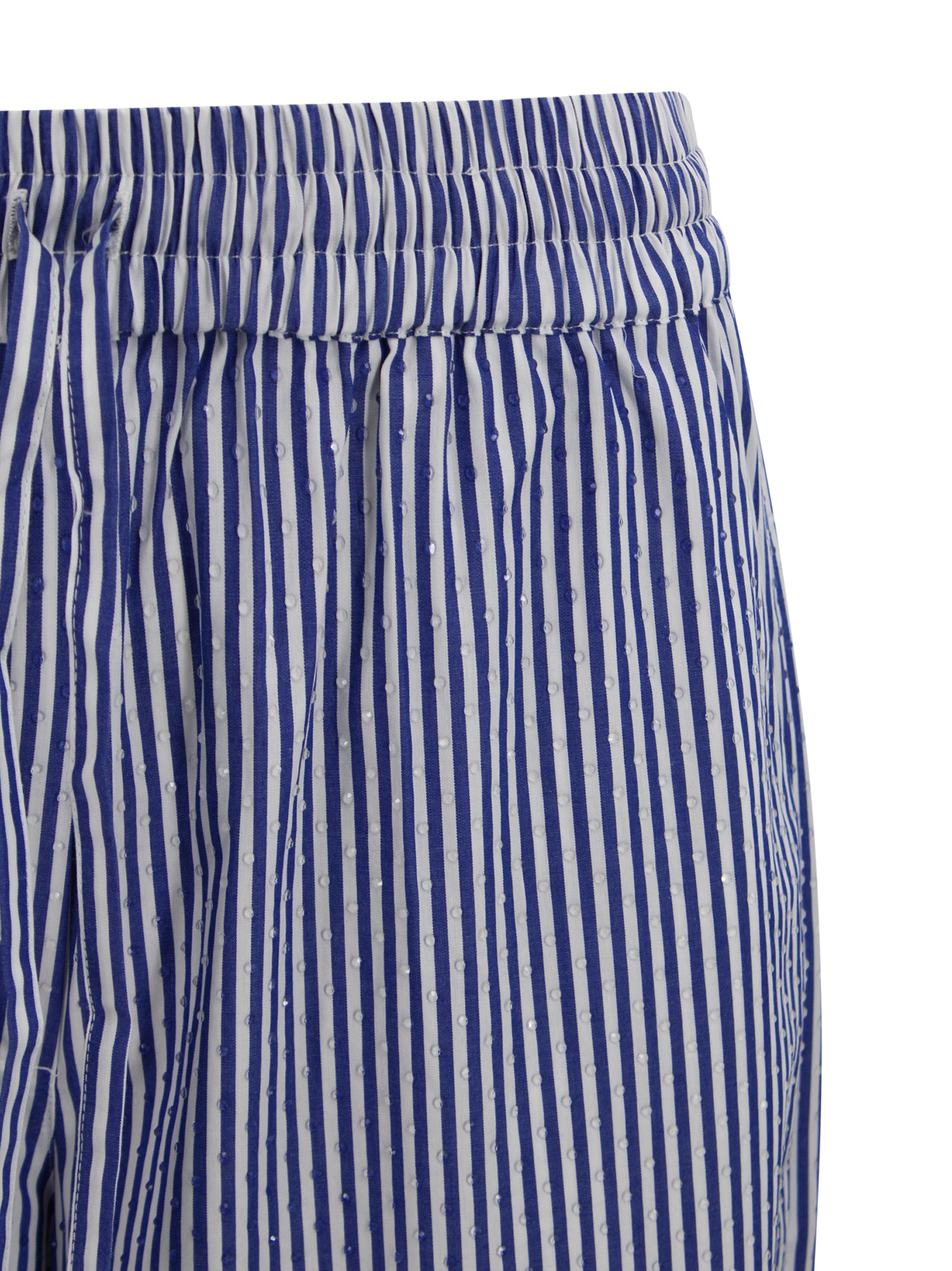 Parosh Trousers Blue Cotton