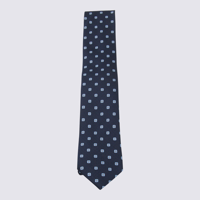 ZEGNA Ties Blue _se