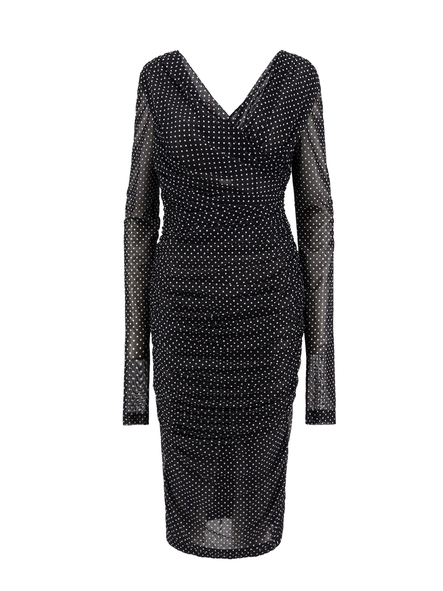 Dolce & Gabbana Dresses Black Poliammide Elastane