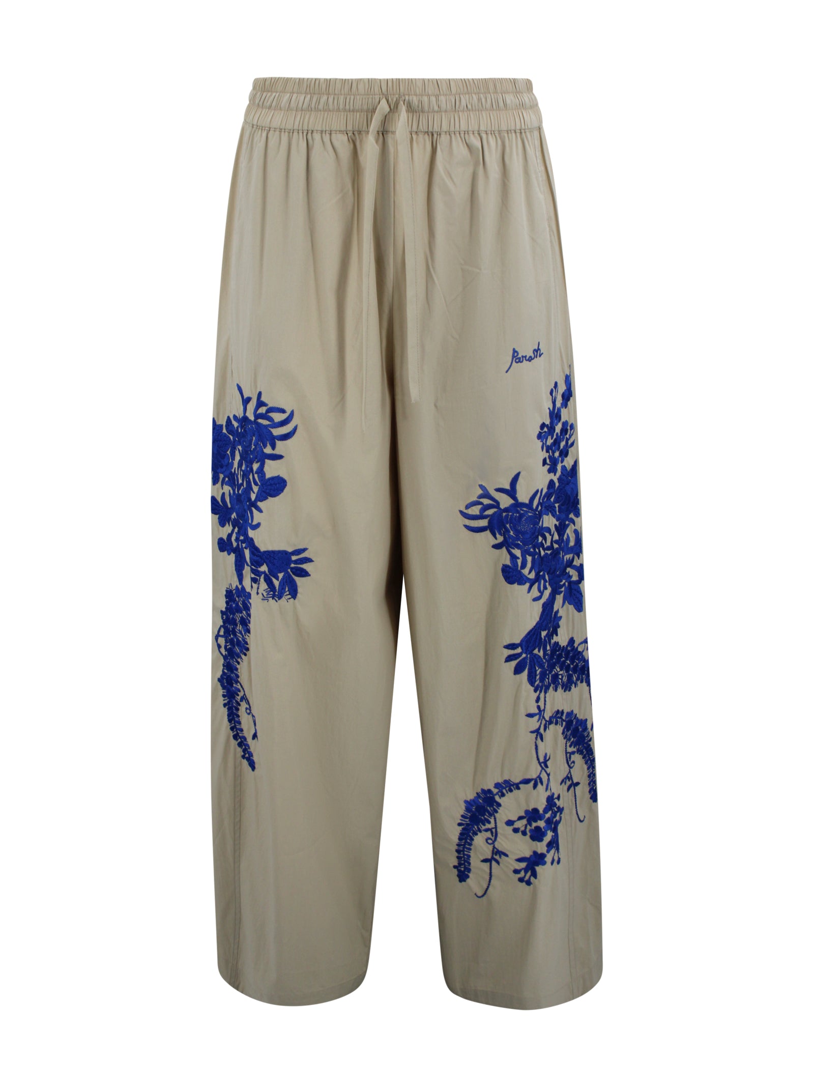 Parosh Trousers Beige Cotton
