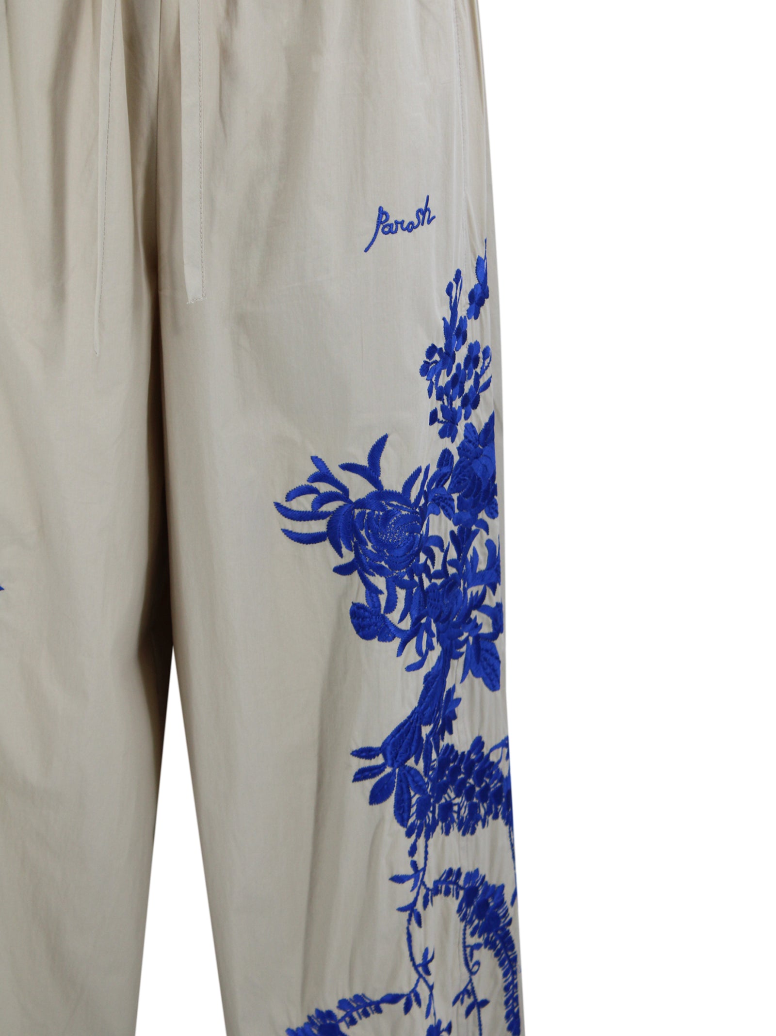 Parosh Trousers Beige Cotton