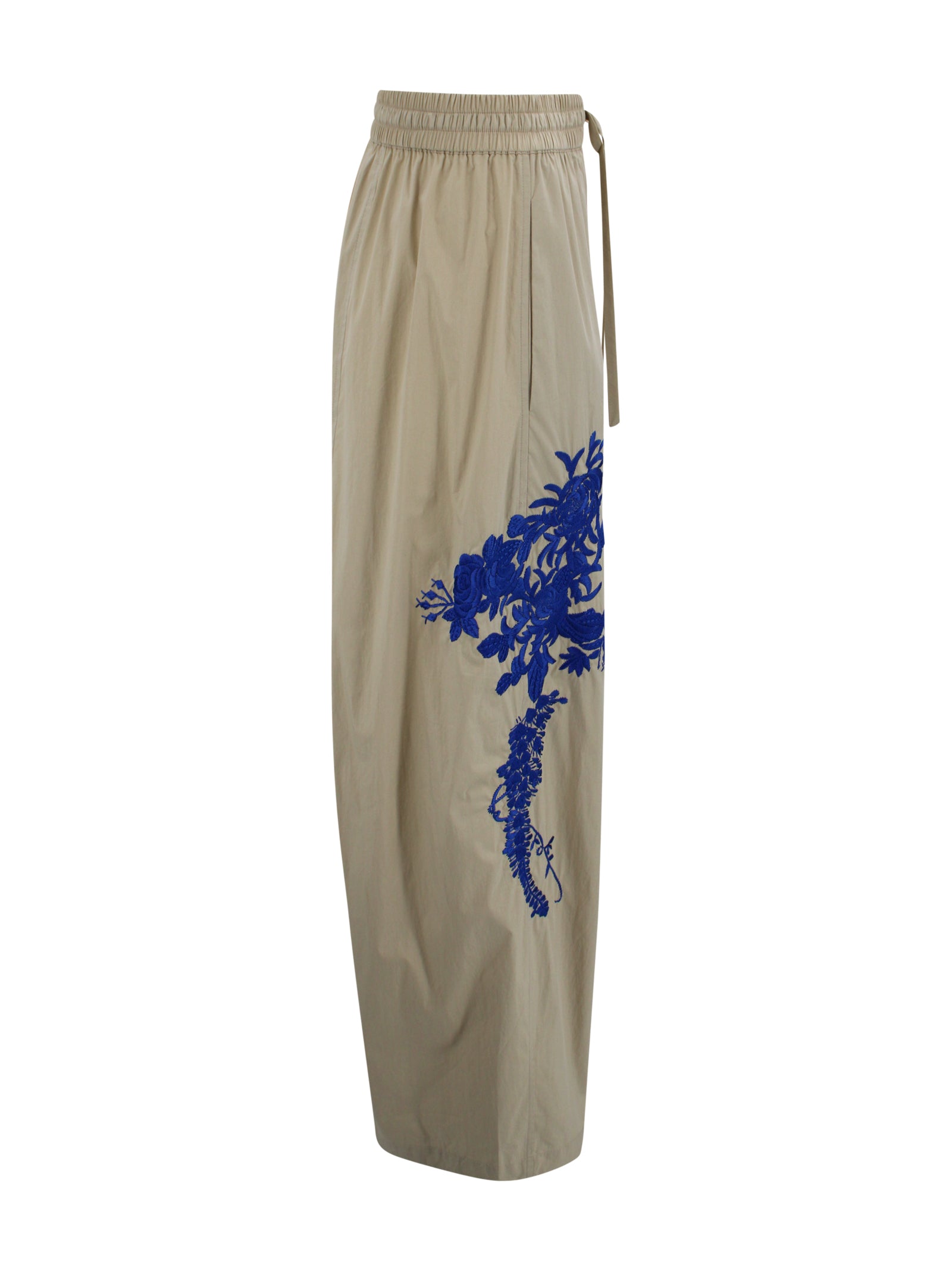 Parosh Trousers Beige Cotton
