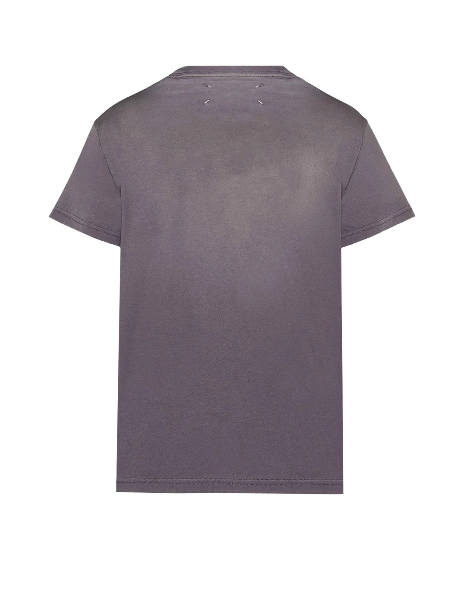 Maison Margiela T-Shirts And Polos Aubergine Tessuto Primario: Cotone