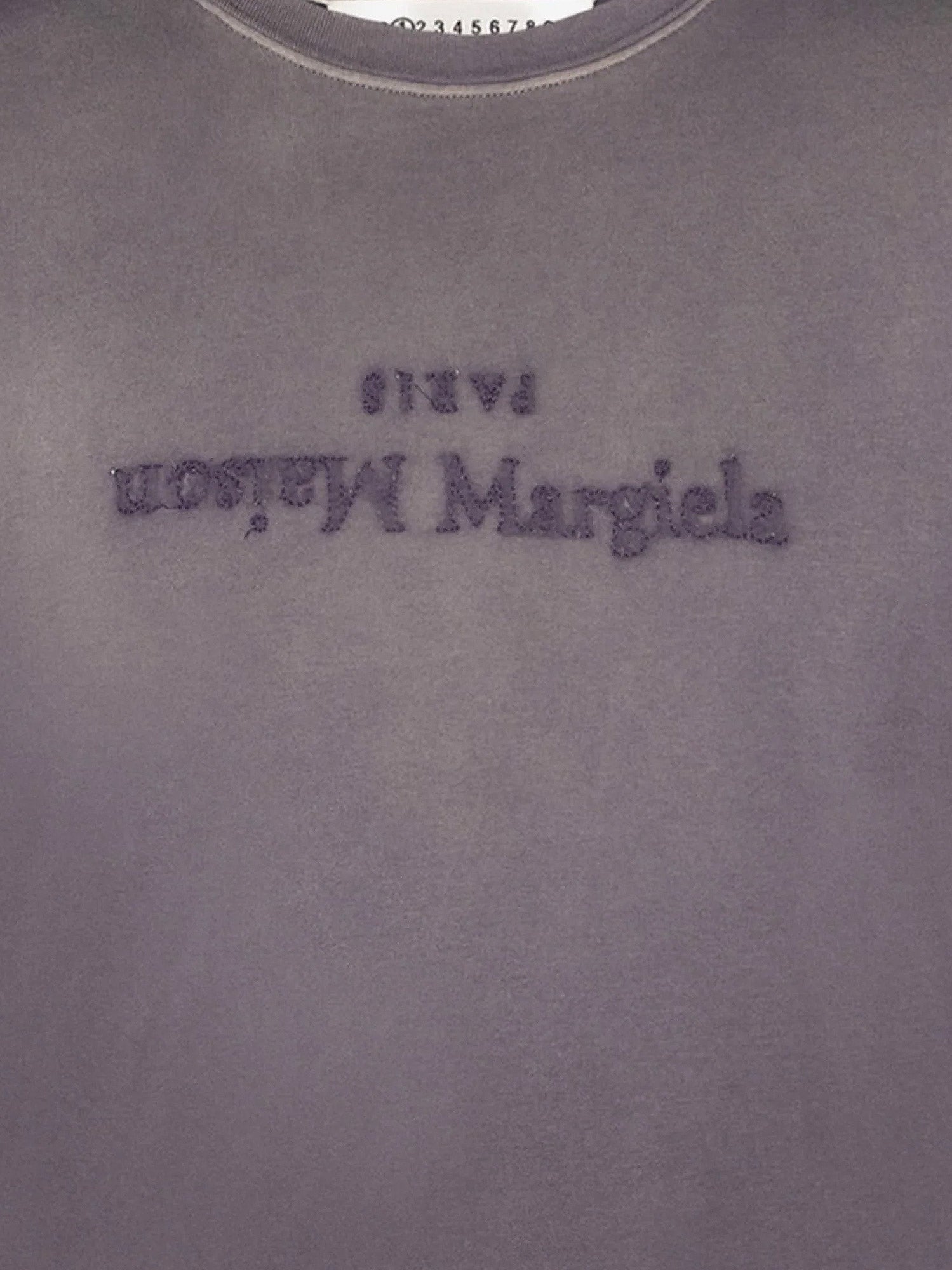 Maison Margiela T-Shirts And Polos Aubergine Tessuto Primario: Cotone