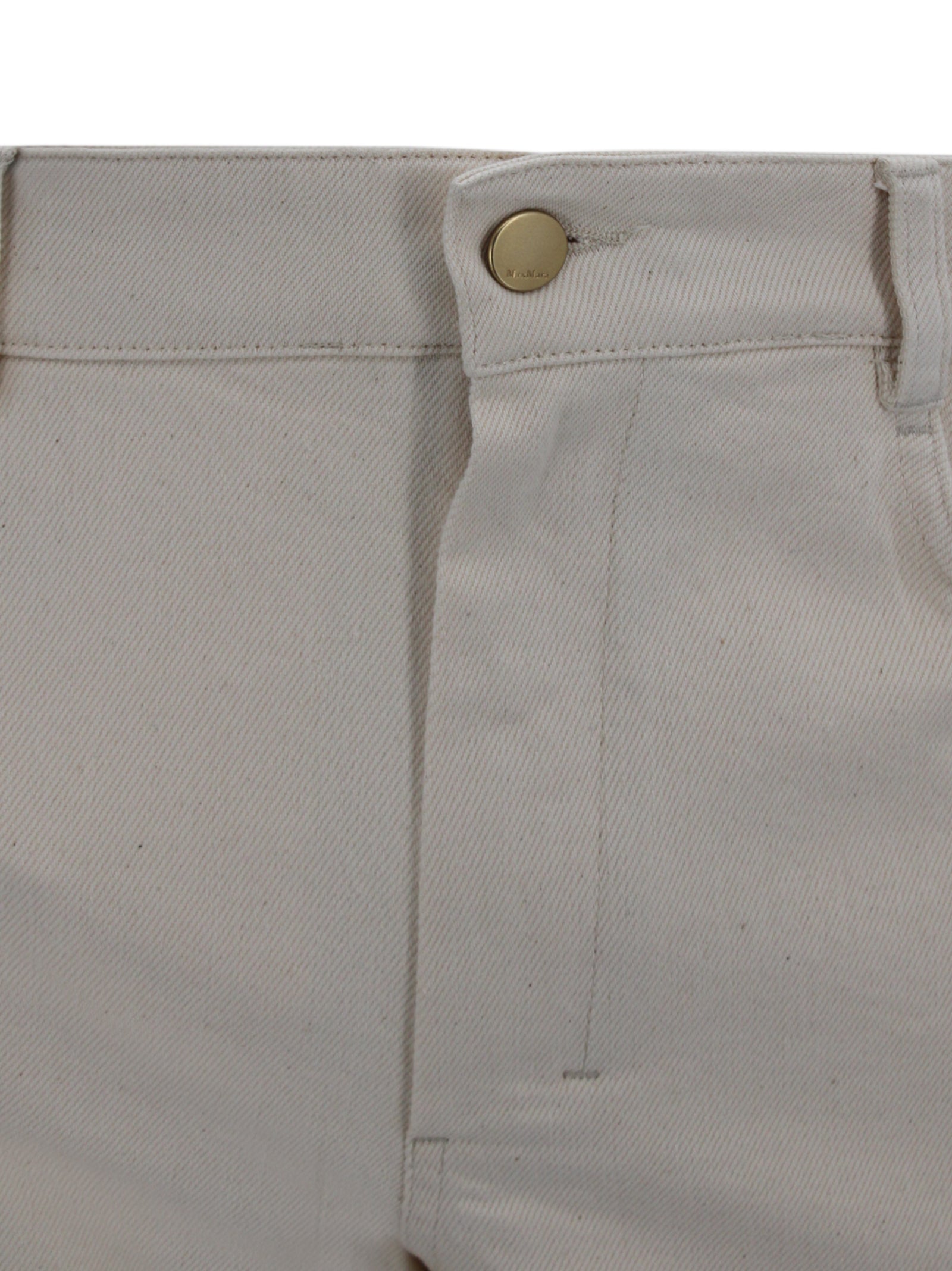 S Max Mara Trousers Sand Cotton