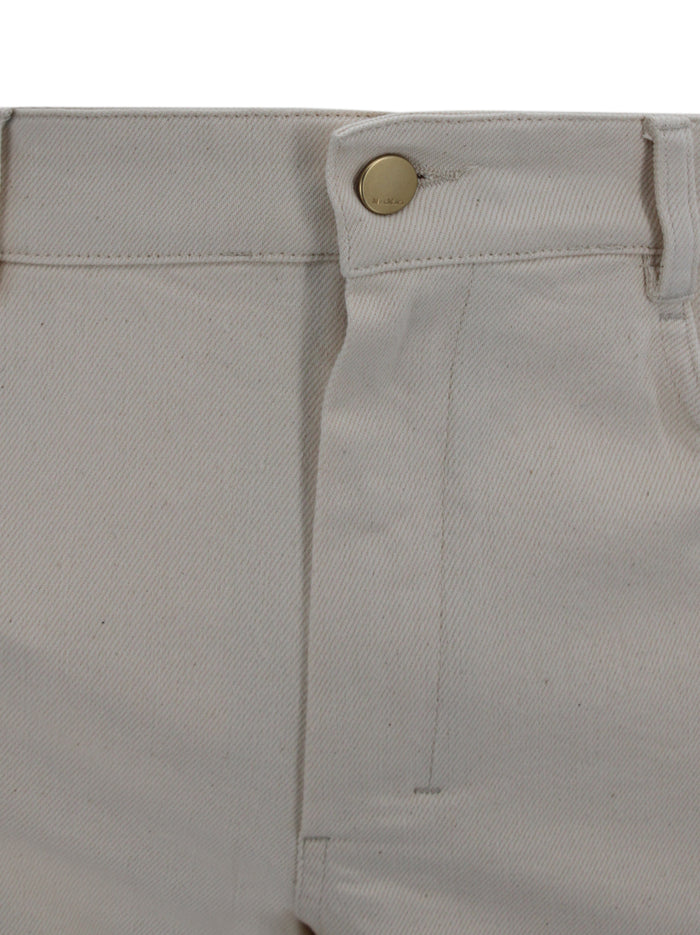 S Max Mara Trousers Sand Cotton