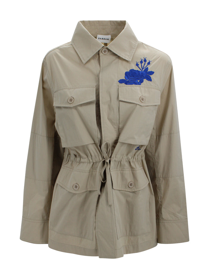 Parosh Jackets Beige Polyamide