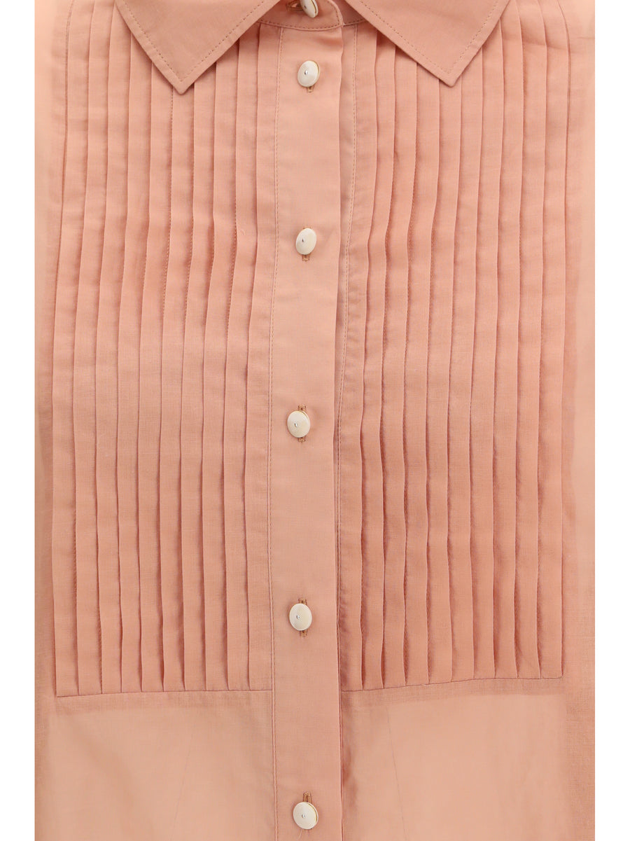 Oversized Shirt Dusty Coral Cotton