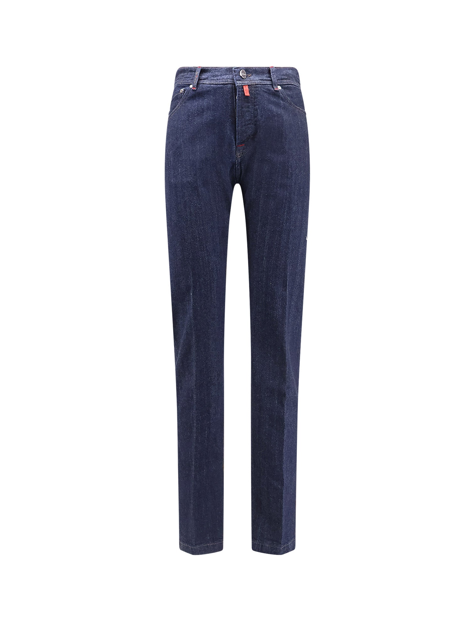 Kiton Ciro Paone Jeans Mmarrone Cotone
