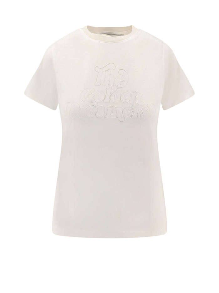 Golden Goose T-Shirts And Polos Artic Wolf Rib: Spandex