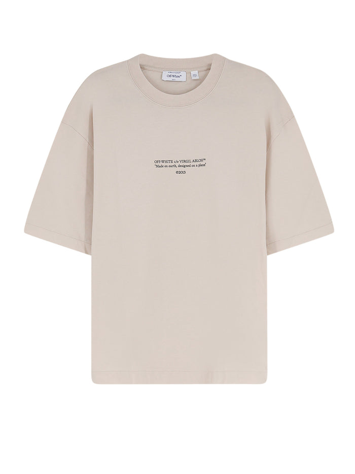 Off White T-Shirts And Polos Cotone