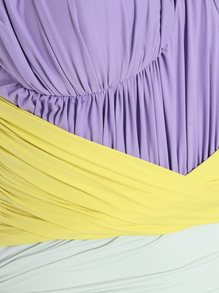 Multicolor dress Polyamide Elastan Mini