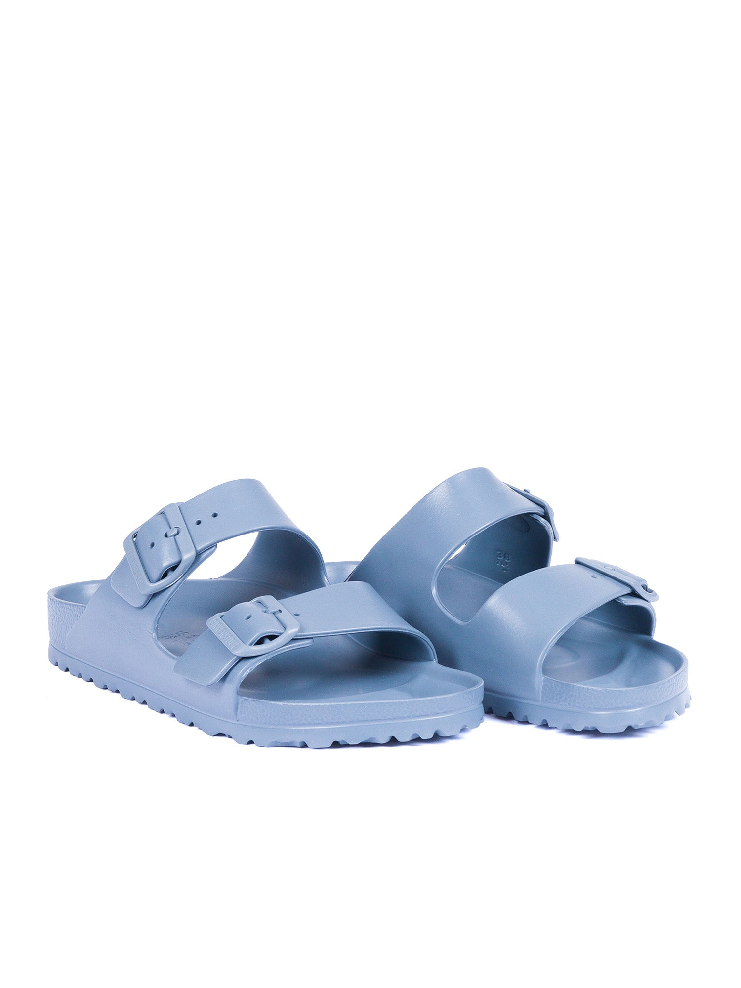 Arizona Eva Basalt Gray, Light Blue Sole In Sandal