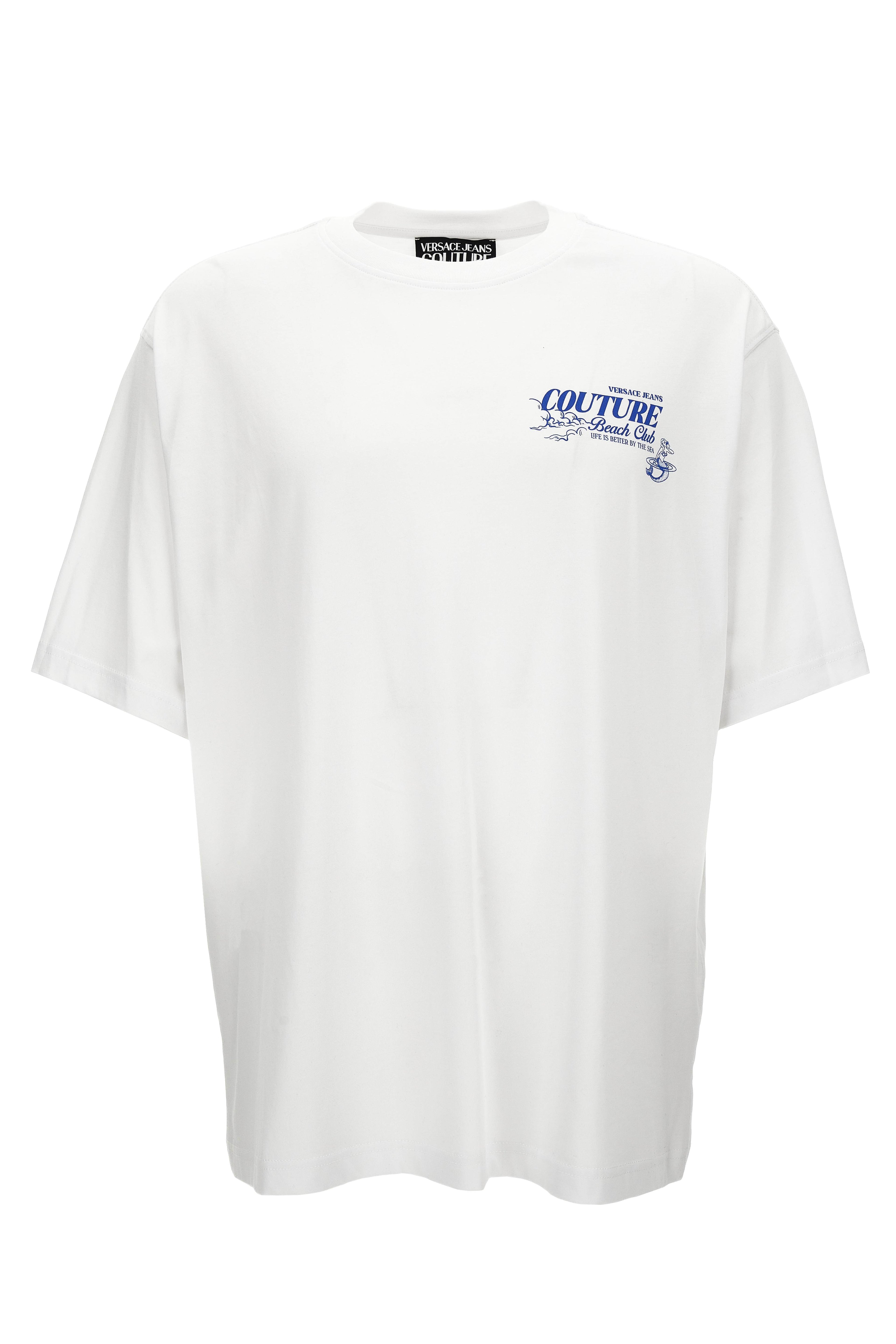 VERSACE JEANS COUTURE T-shirts and Polos White
