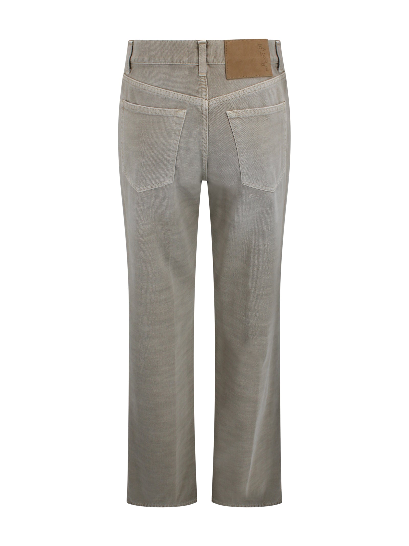 Haikure Trousers Beige Cotton