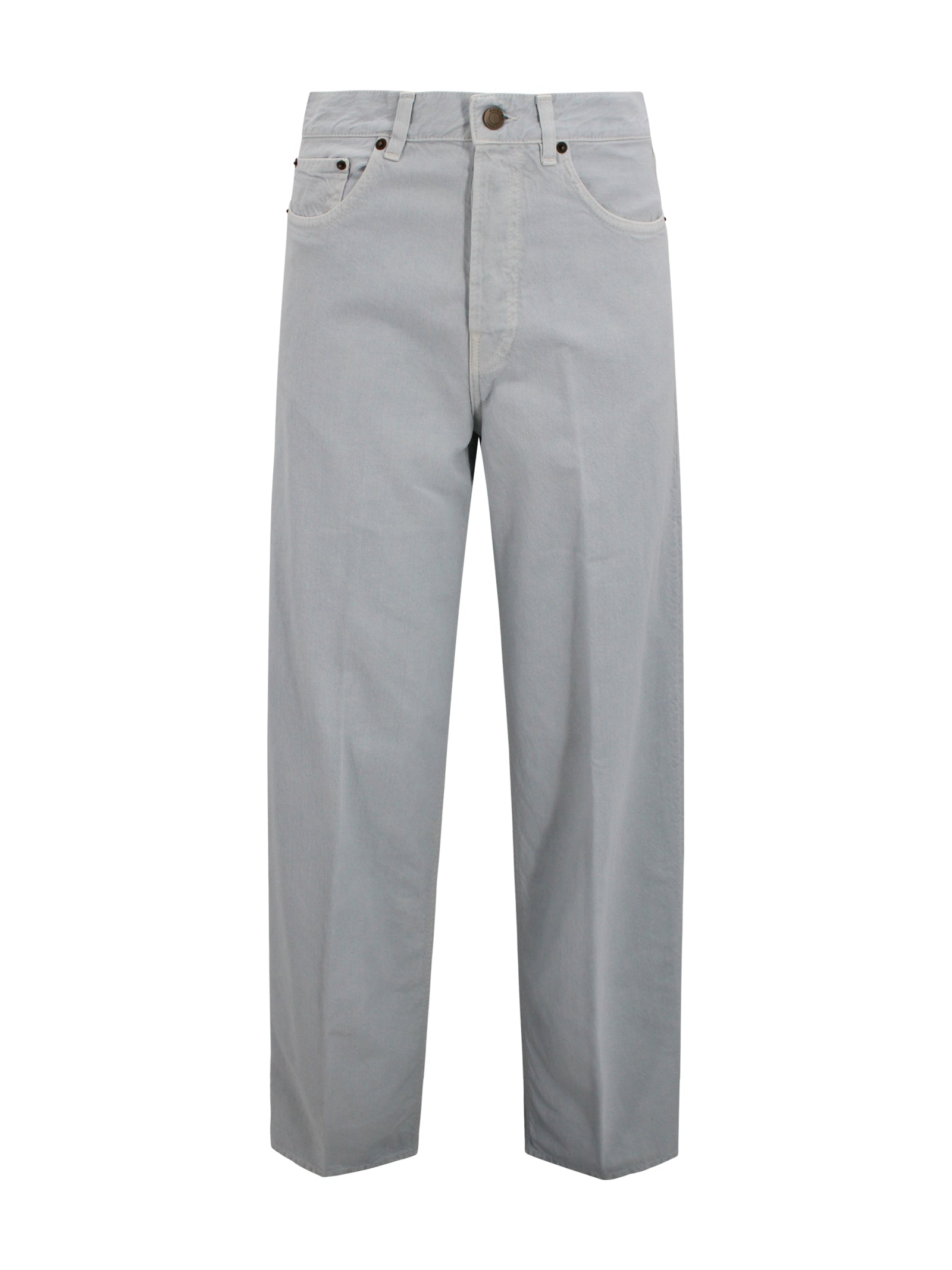 Haikure Trousers Grey Cotton