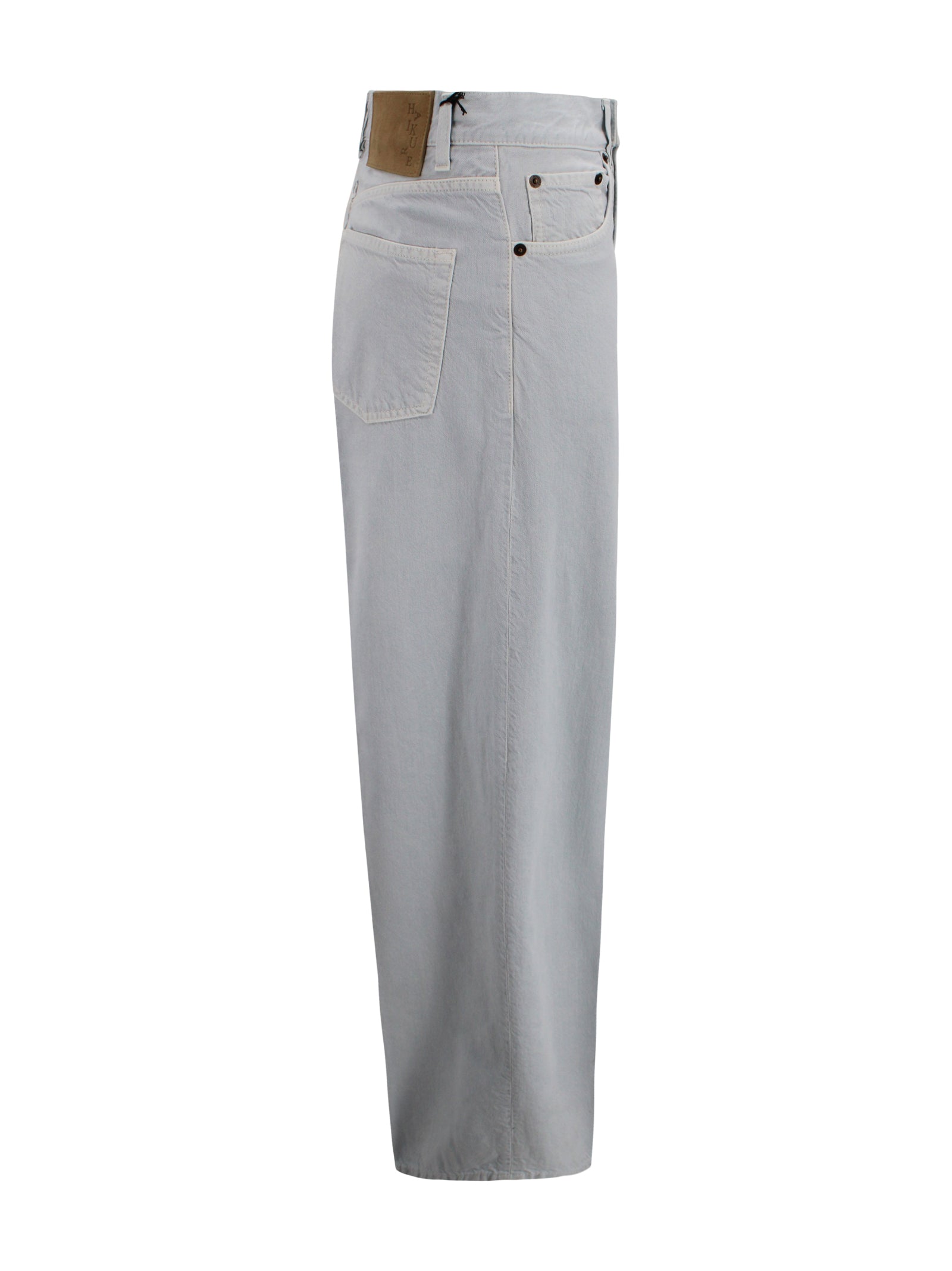 Haikure Trousers Grey Cotton