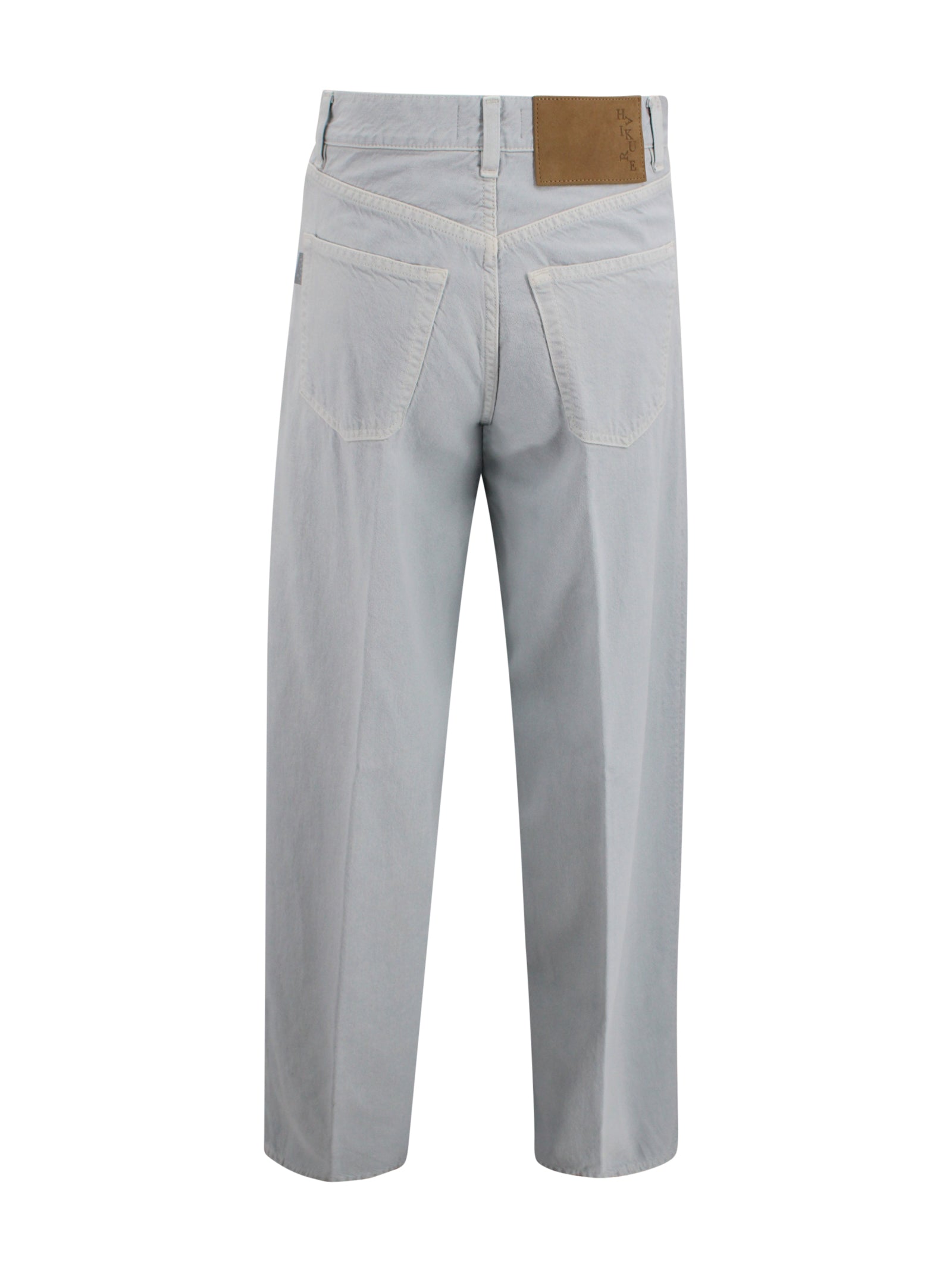 Haikure Trousers Grey Cotton