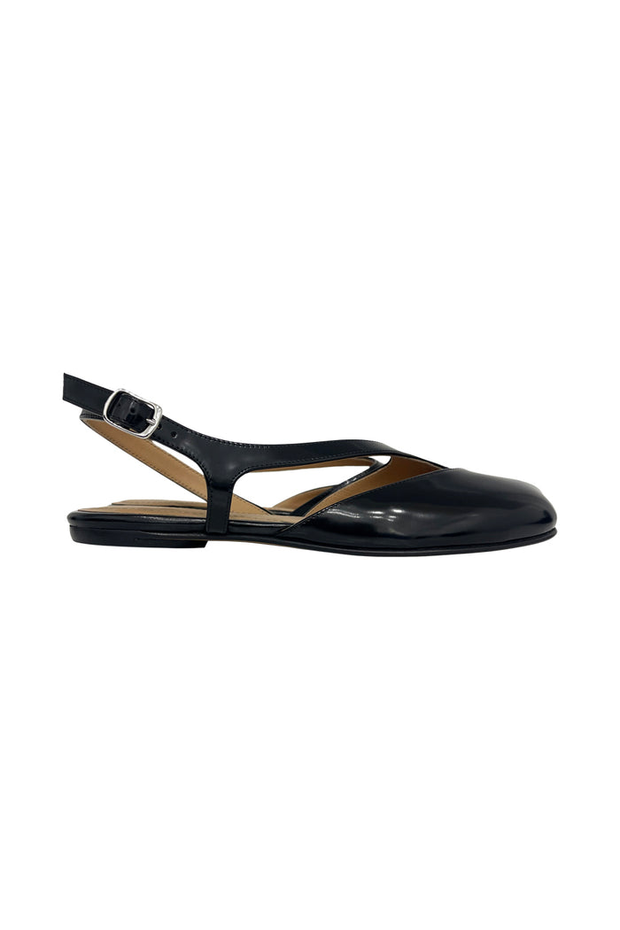 Tabi Flat Sandal Black Calzature
