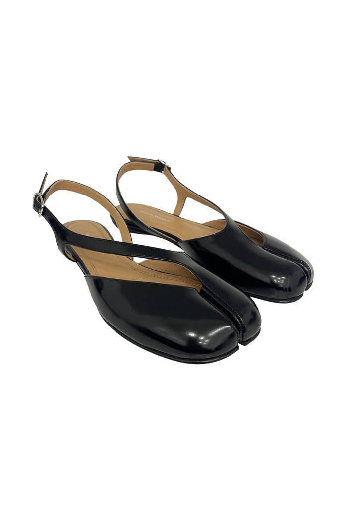 Tabi Flat Sandal Black Calzature