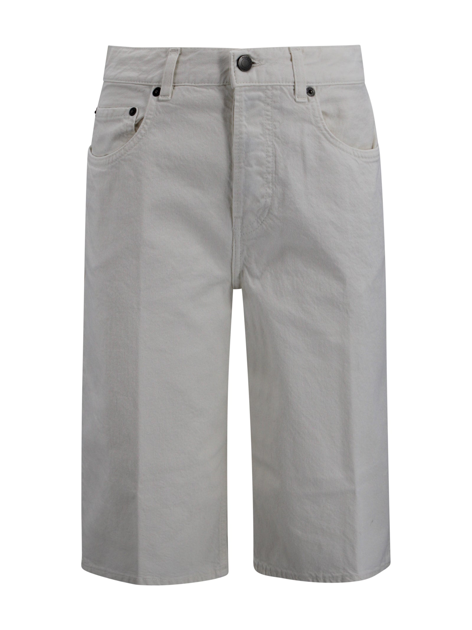 Haikure Trousers White Cotton