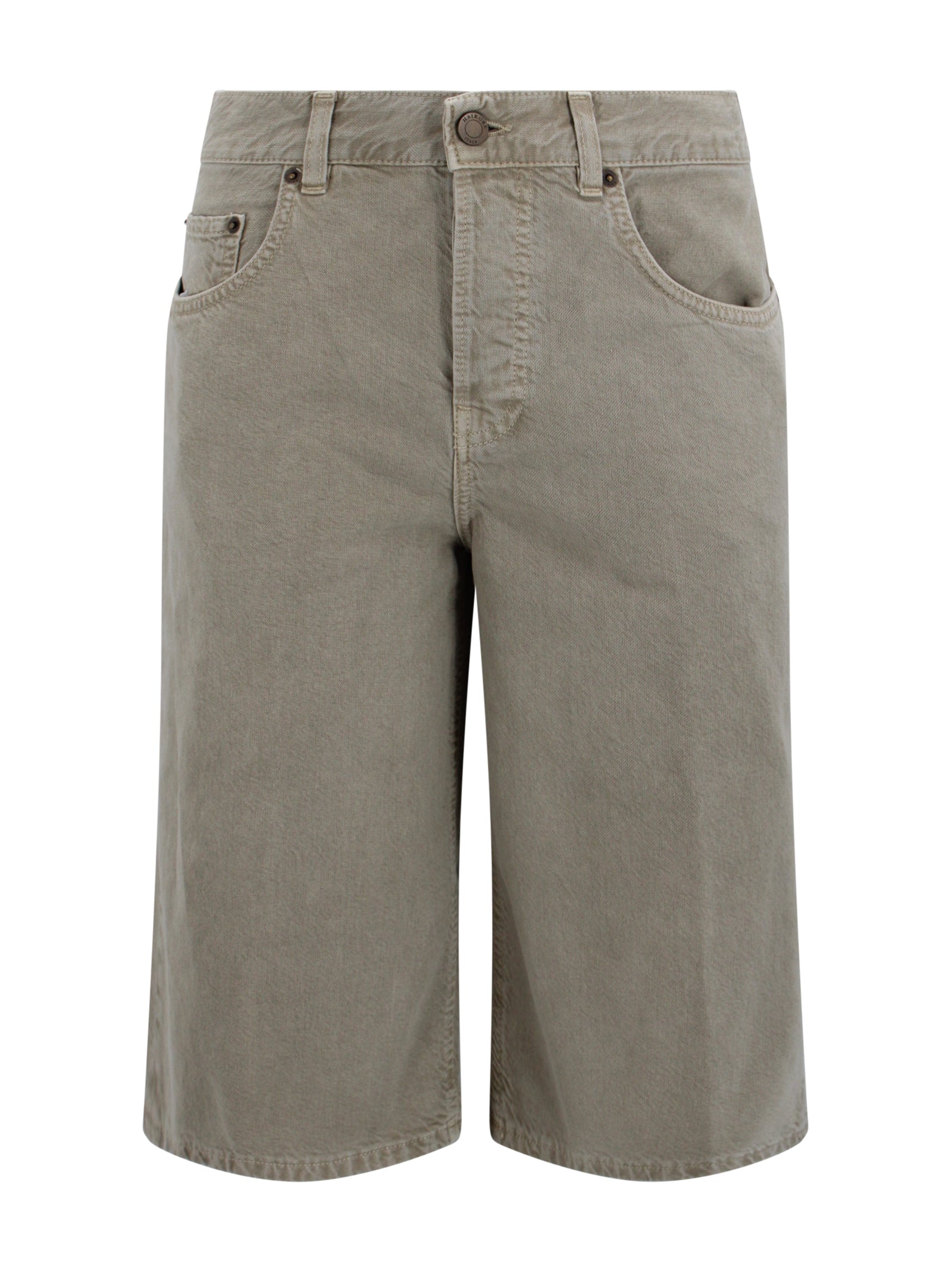 Haikure Trousers Beige Cotton