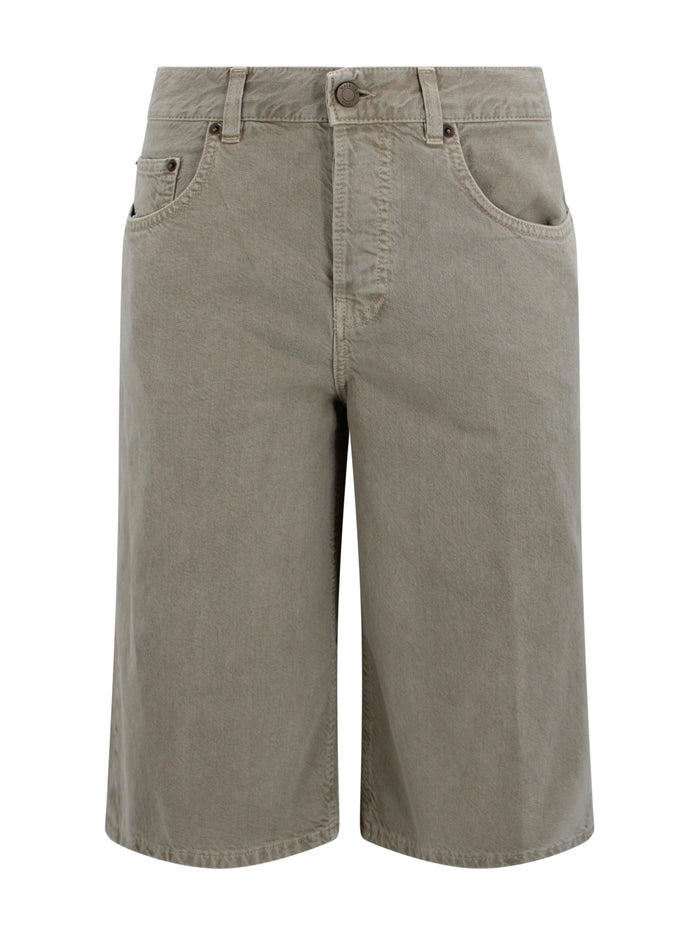 Haikure Trousers Beige Cotton