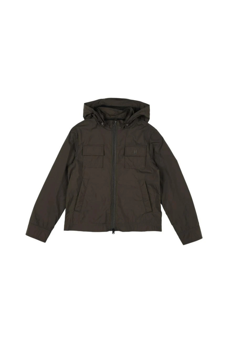 Herno 100% PA jacket in green