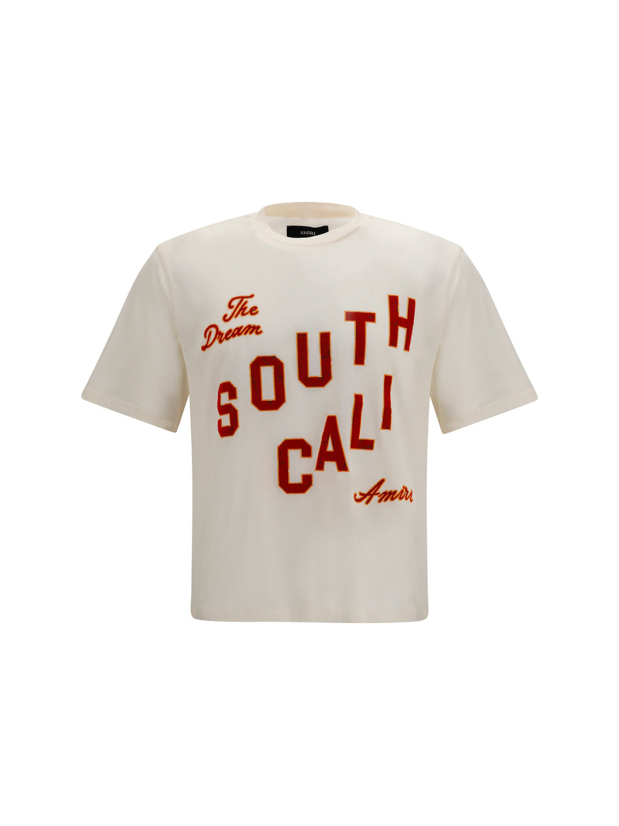 Amiri 100% cotton t-shirt in ivory