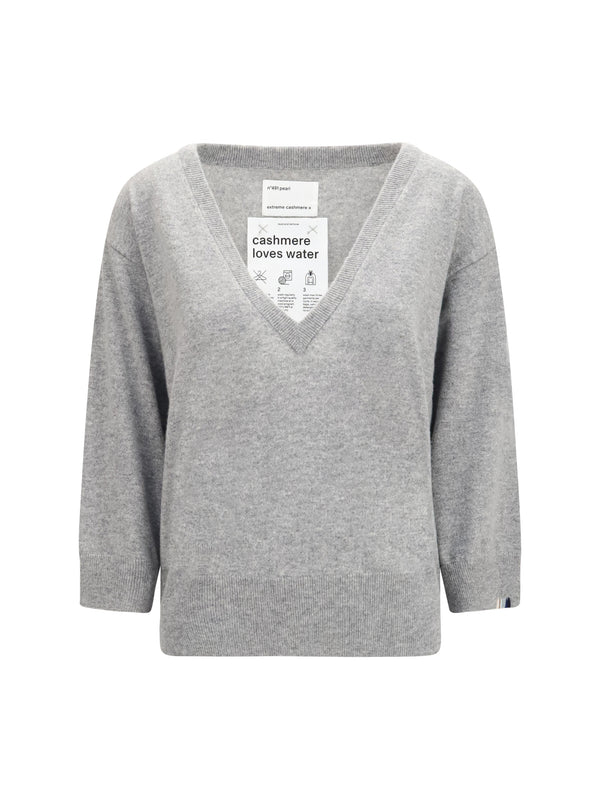N°491 V-Neck Cashmere Sweater Goat Kashmir/capra Hircus