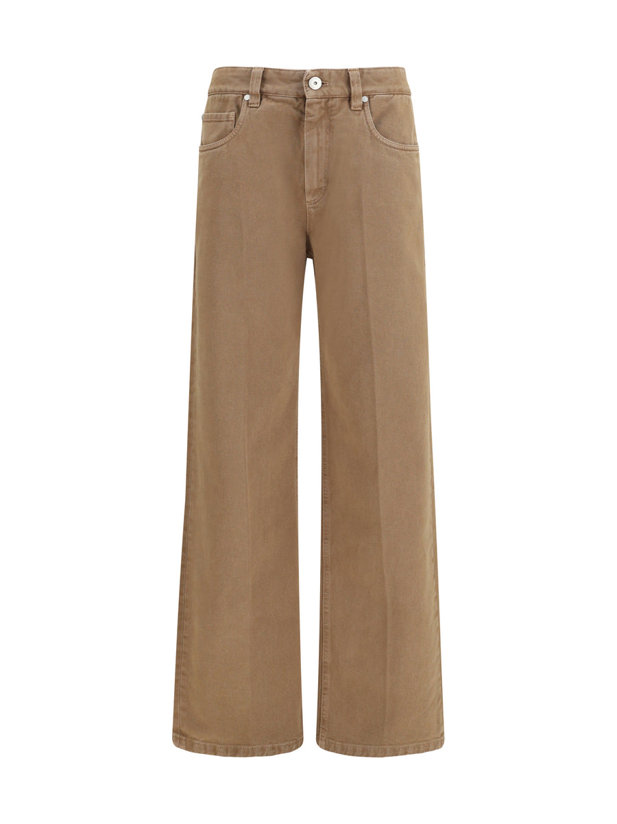 Jeans Straight Warm Amber Cotton