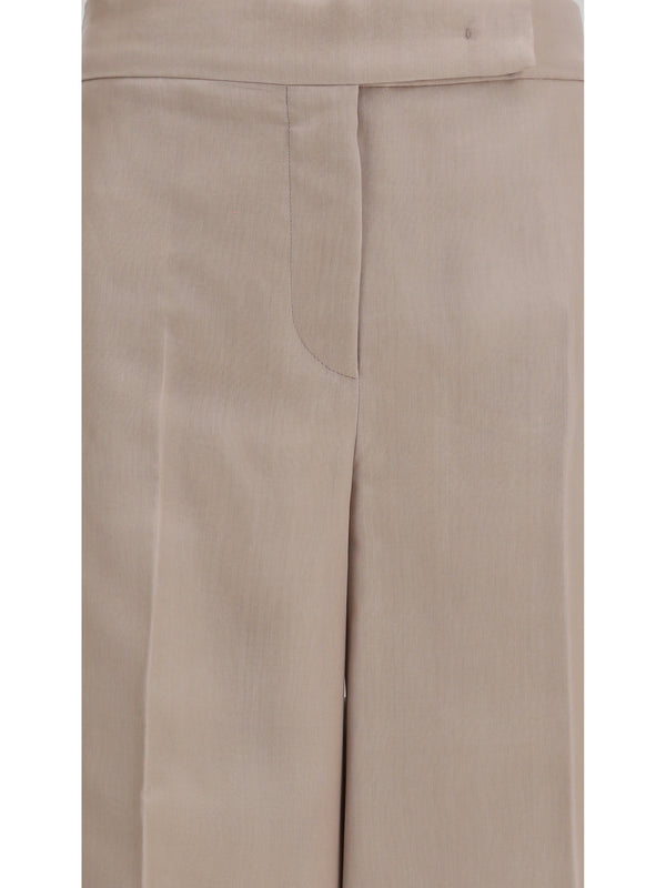 Pants Rasoio Sand Silk Trousers