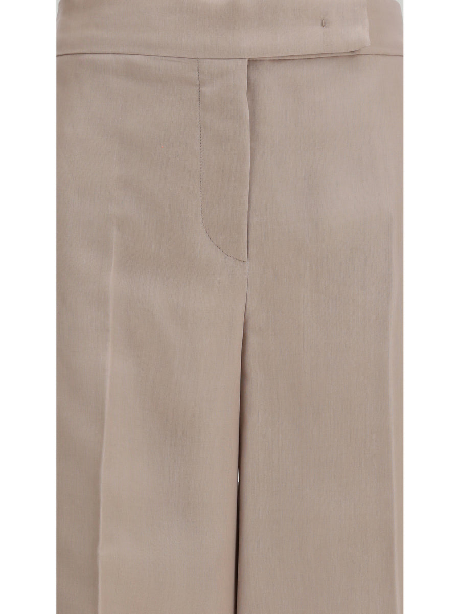 Pants Rasoio Sand Silk Trousers