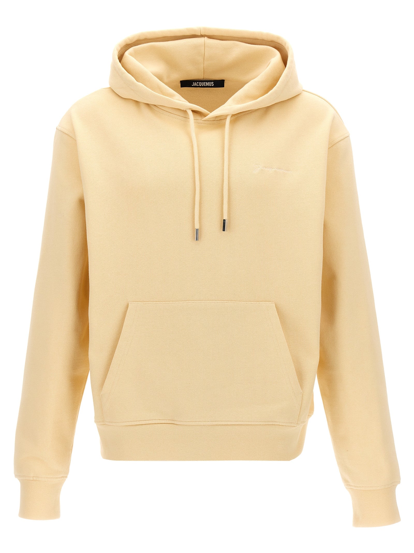 Brode hoodie Beige Organic Cotton Sweatshirt