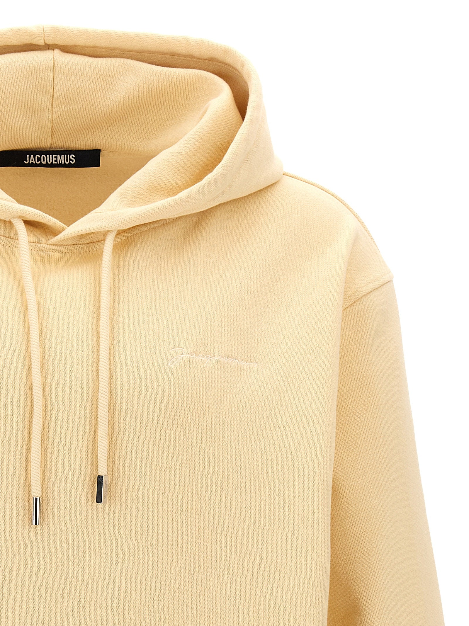 Brode hoodie Beige Organic Cotton Sweatshirt