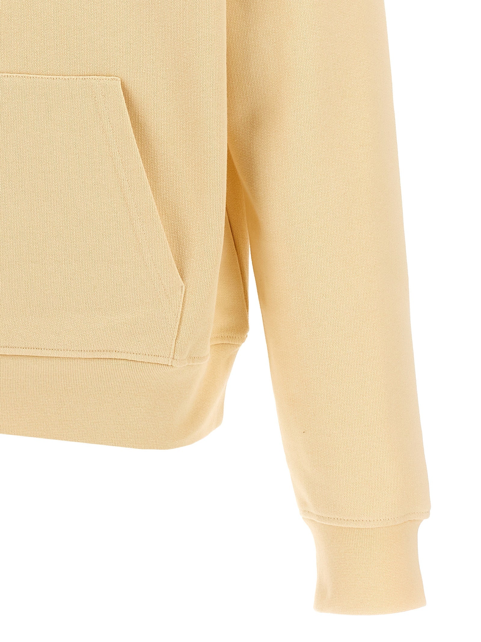 Brode hoodie Beige Organic Cotton Sweatshirt