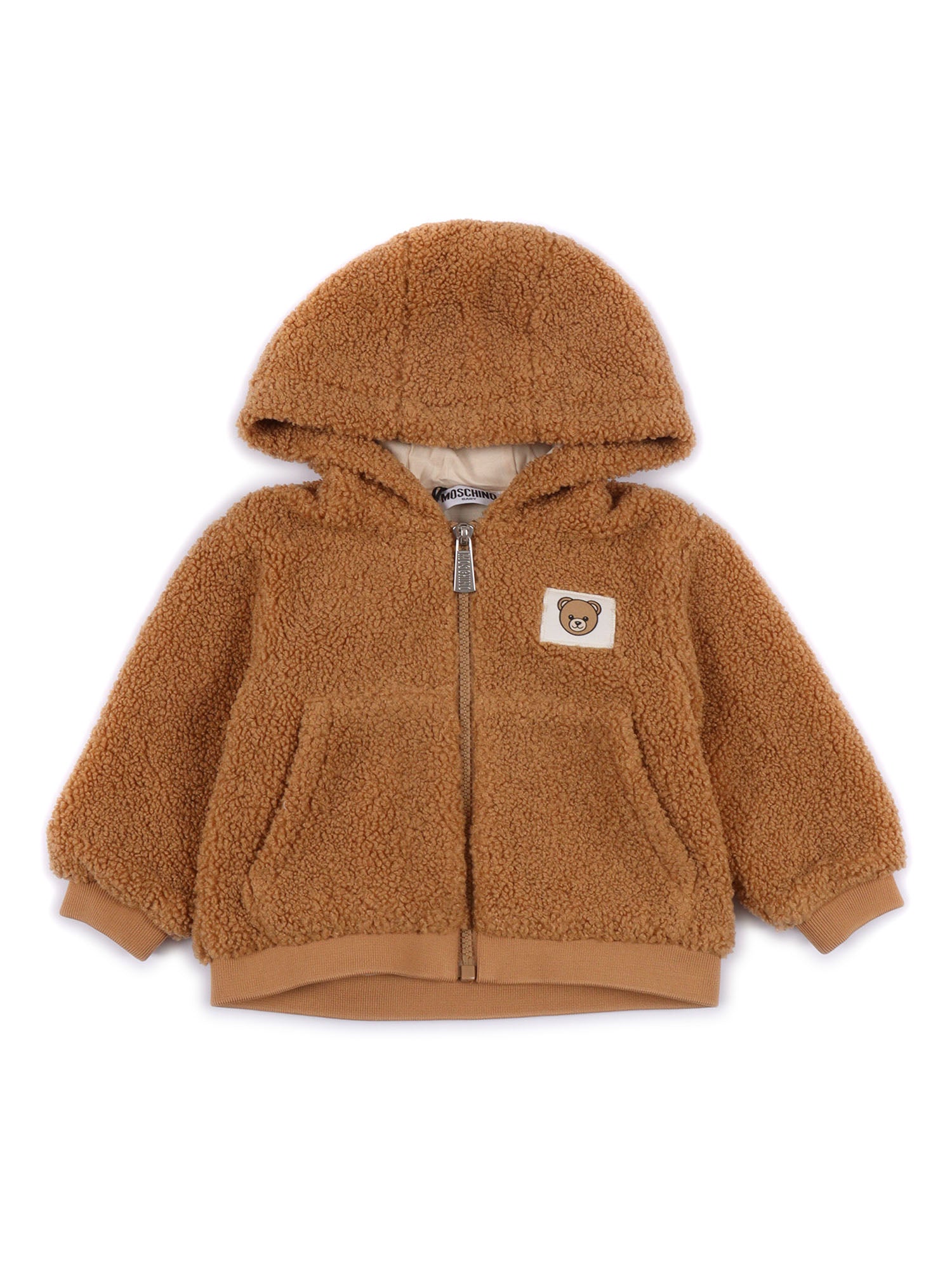 Padded Jacket Brown Polyester Heavy