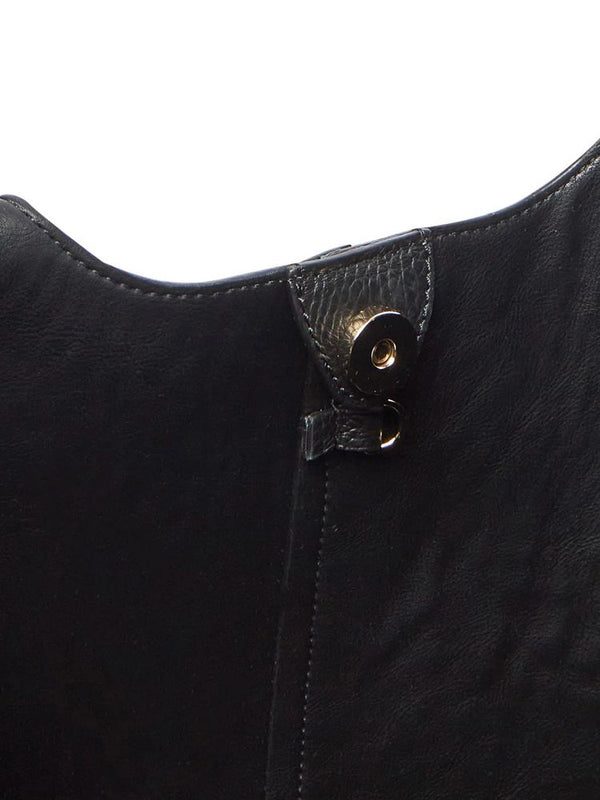 Coccinelle Shopping Bag Black Grained Leather / Shopper-bags