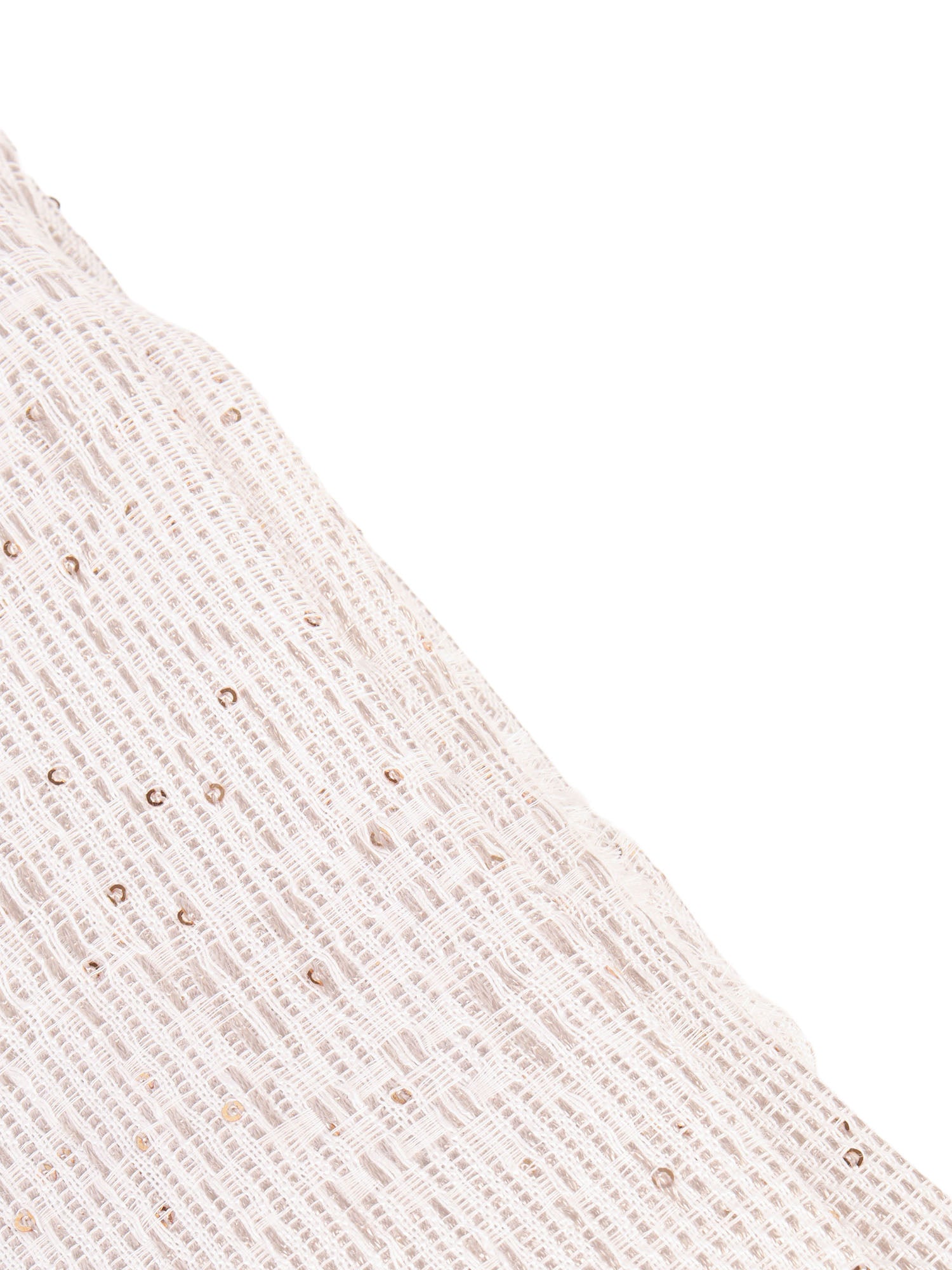 STOLE White Polyester Viscose Modal Cape