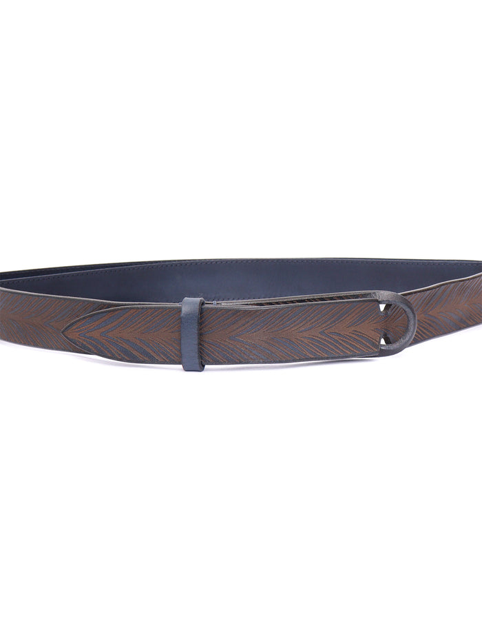 Belt Purple Calf Leather