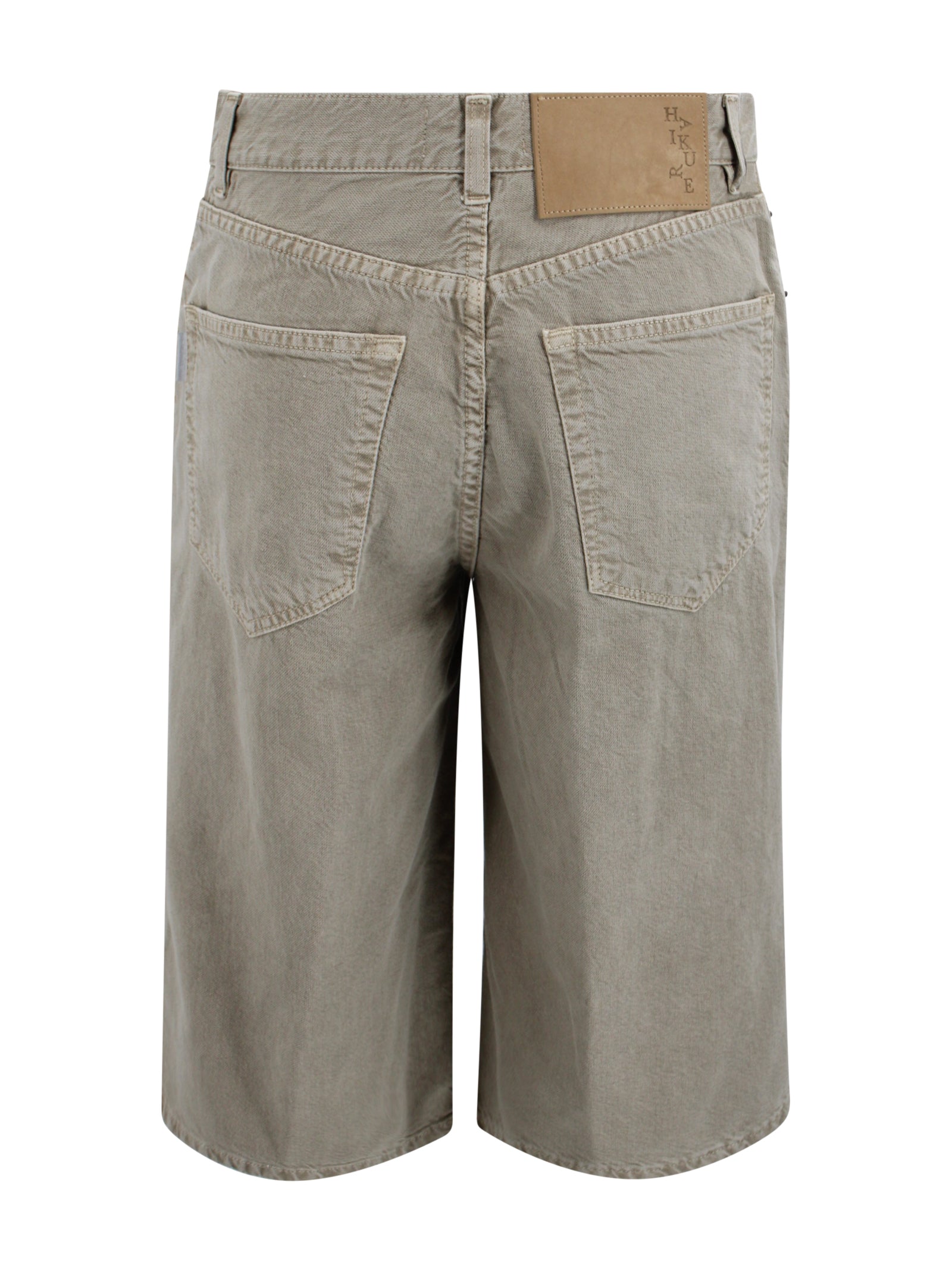 Haikure Trousers Beige Cotton