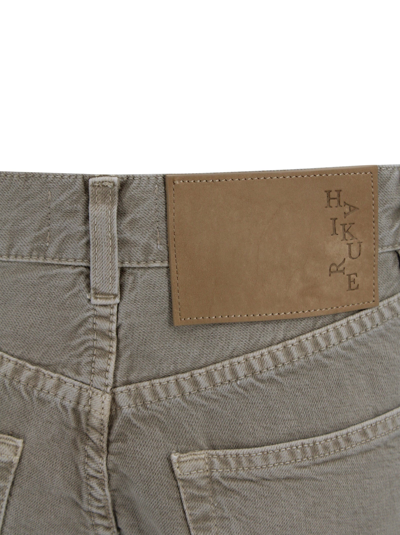 Haikure Trousers Beige Cotton