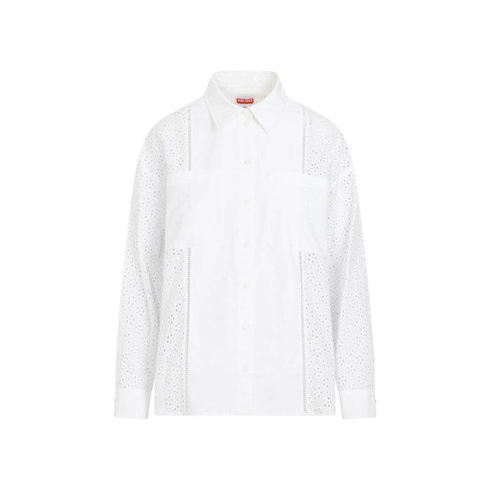 Broderie Anglaise Shirt Cotton