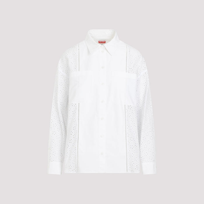 Broderie Anglaise Shirt Cotton