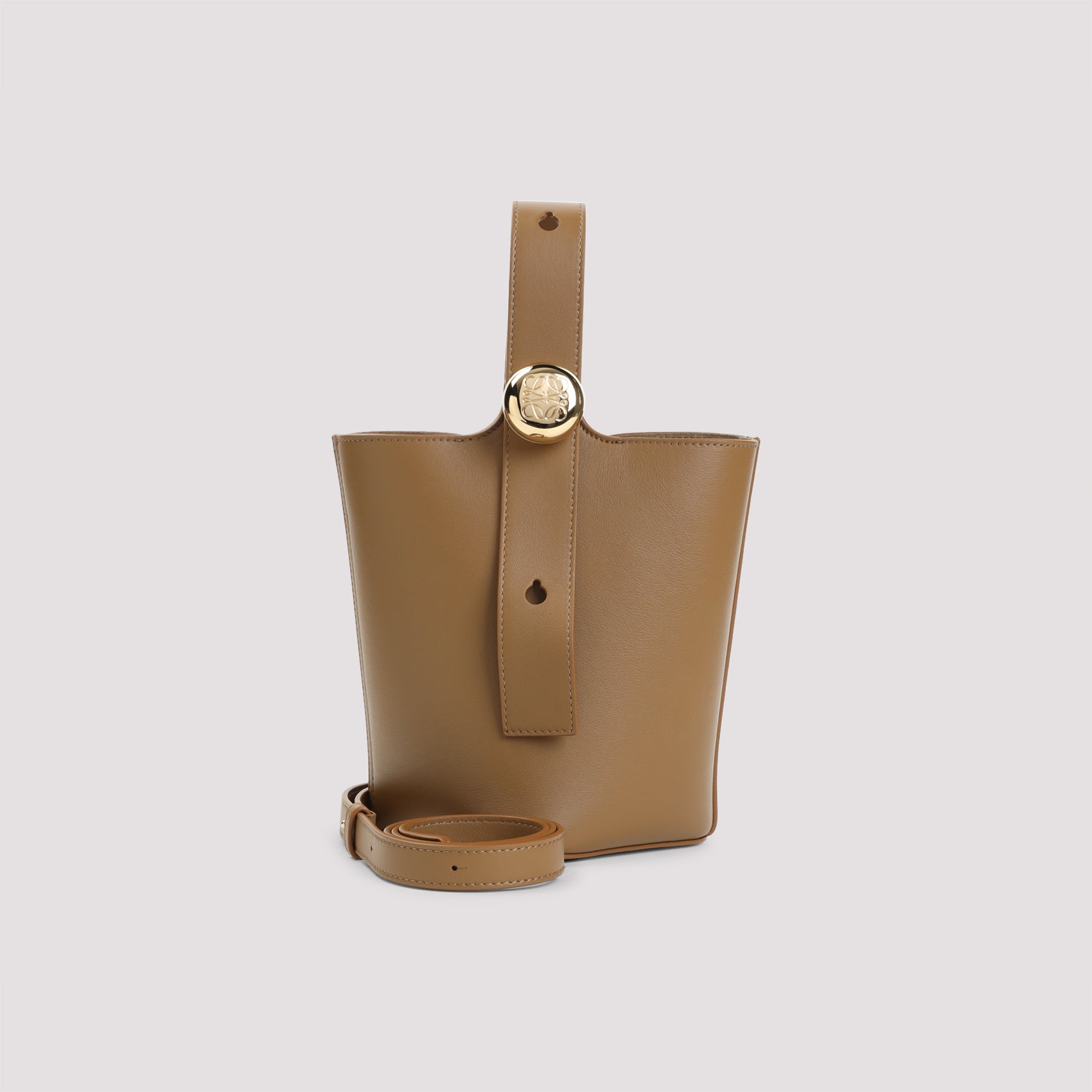 Pebble Mini Bucket Bag Nude & Neutrals Calf Skin