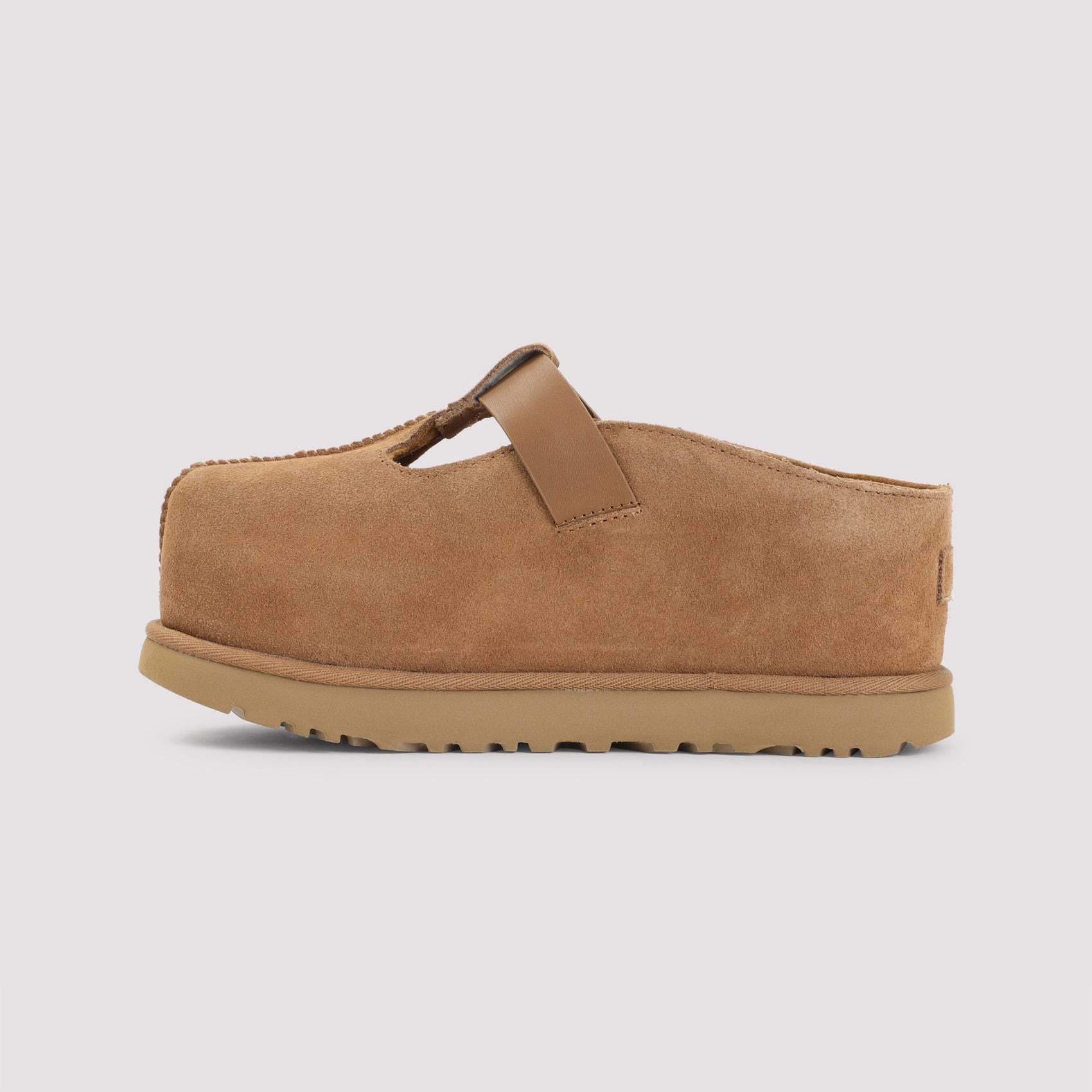 Goldenstar Hi Clogs Nude & Neutrals Suede Leather Eva Shoe