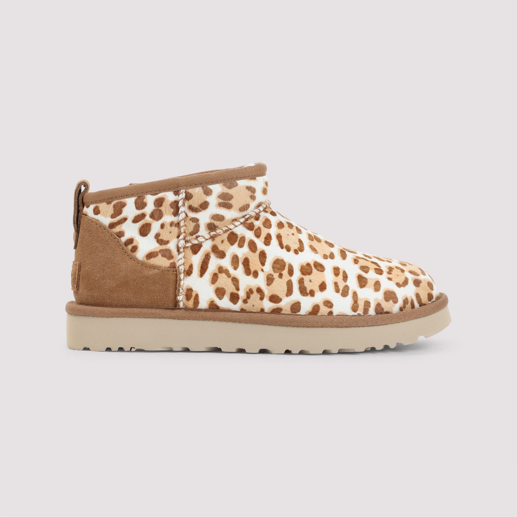 Classic Ultra Mini Plains Felicity Boots Nude & Neutrals Wool Lyocell Rubber Shoe
