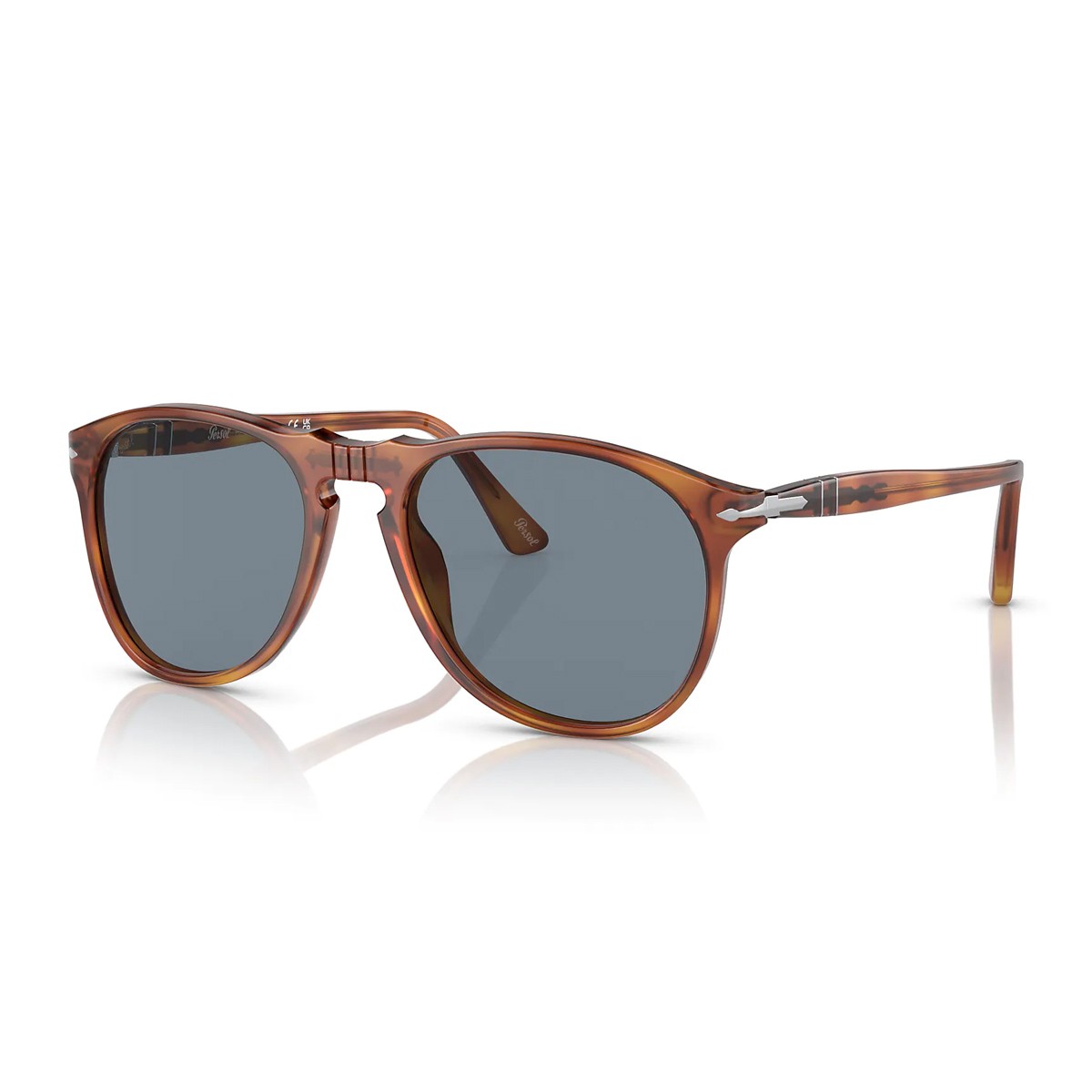 Persol Po9649s Orange Celluloide Sunglasses