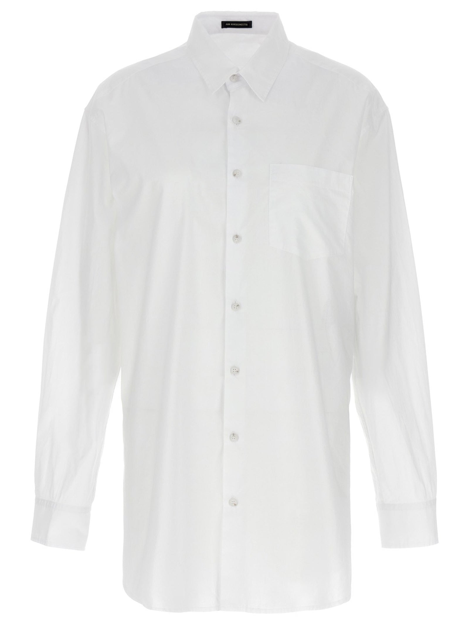 Elisabeth Shirt White Cotton Shirt, Blouse